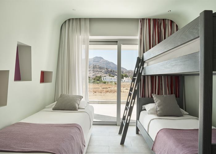 Atlantica Tropical Suites Hotel - Family Kids Den Bunk Bed Inland View