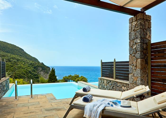 Atlantica Grand Mediterraneo Resort - Deluxe Double Room Sea View with Private Pool